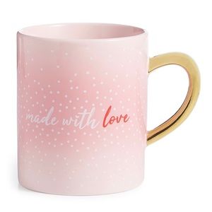 New Martha Stewart Valentine’s Day made with love mug cup 🎁 valentine pink big